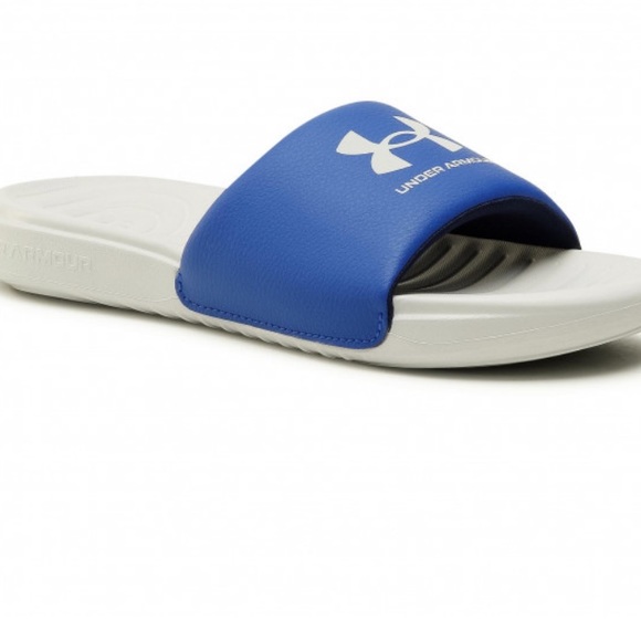 Under Armour Other - NWT Mens Blue Under Armour Ansa Fixed Slides